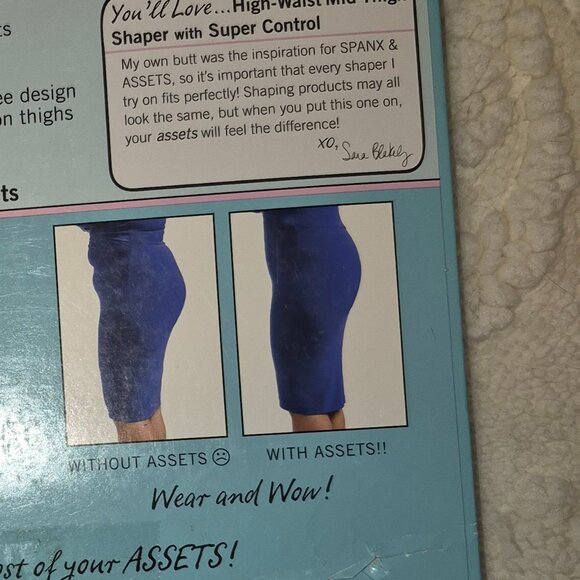 NTW SPANX Assets High-Waist Mid-Thigh Super Control Black Shaper (L 3) - Picture 3 of 6